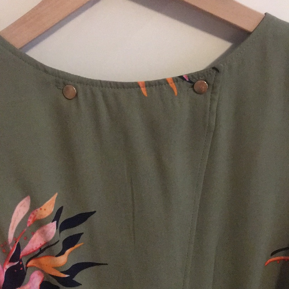 A New Day Moss Green Small Romper - Picture 7 of 9